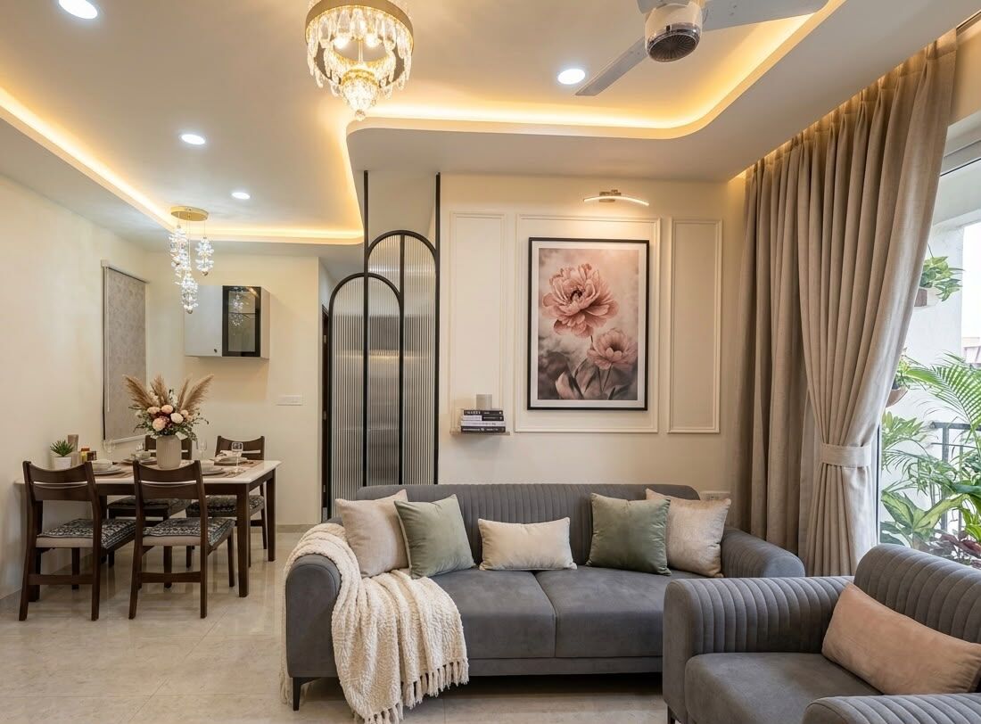 Modern yet classic — D'leaps interior project in Tirupati