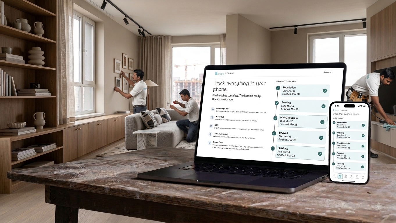 Dleaps Studio OS Interior Project Tracker